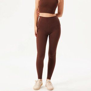 Girlfriend Collective Brown Leggings